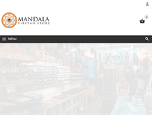 Tablet Screenshot of mandalatibet.com